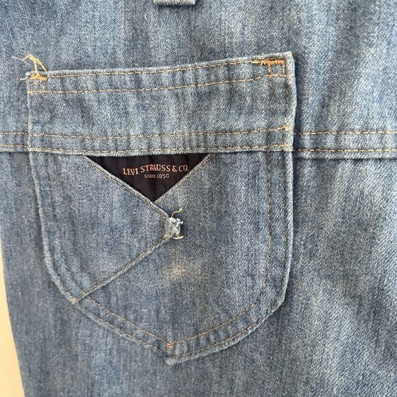 Vintage Levis Jeans Orange Tab Mens Size 38x28 70s 80s Cool Pockets - Picture 4 of 13